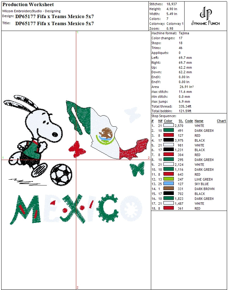 Snoopy Mexico x Fifa