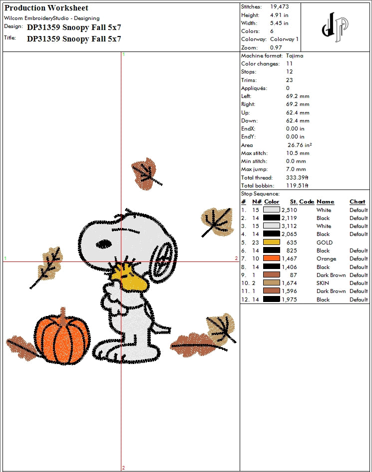 Snoopy Fall
