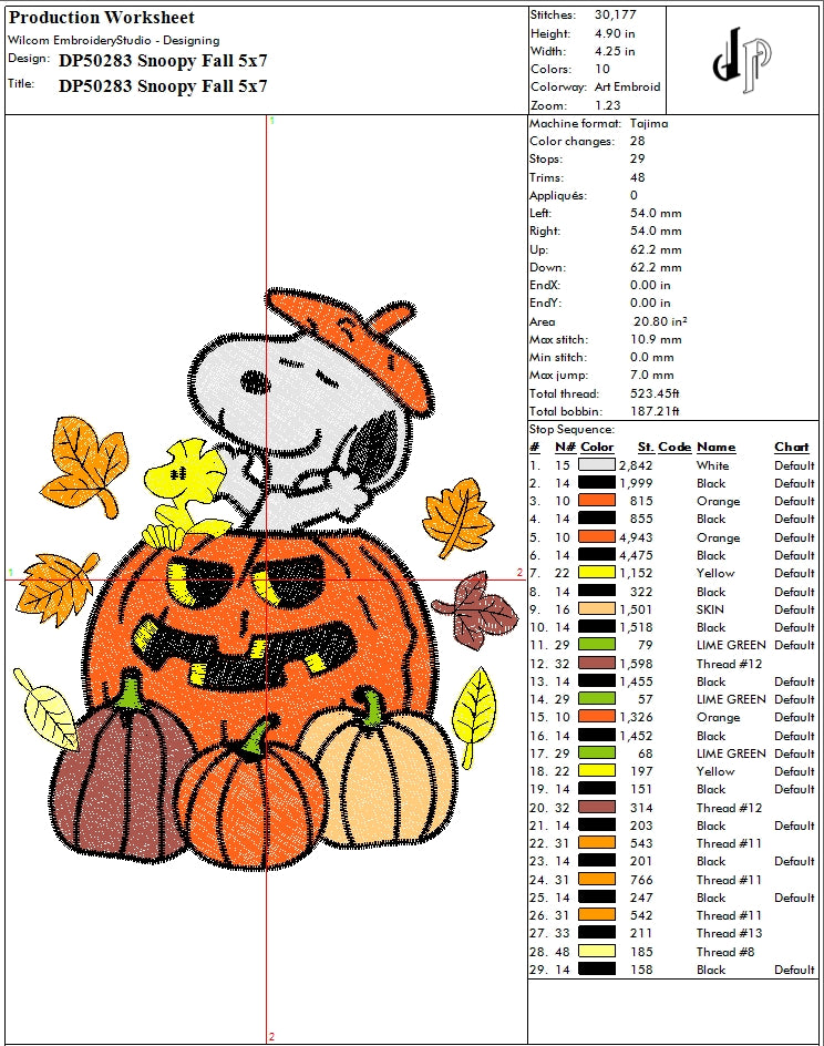 Snoopy Fall