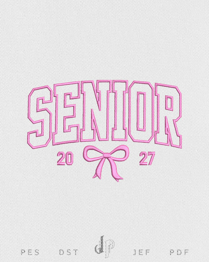Senior Bow Applique 27