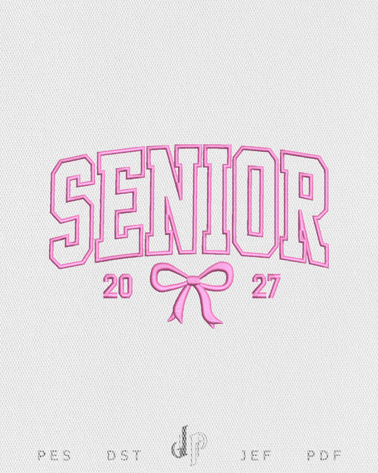 Senior Bow Applique 27
