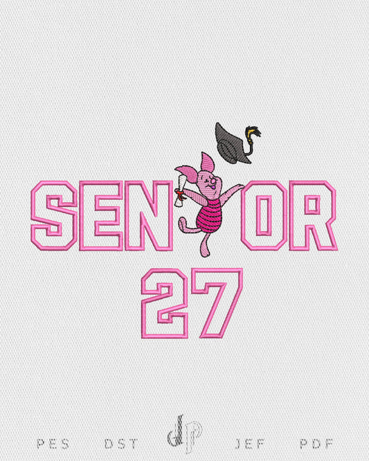 Senior Piglet Applique 27