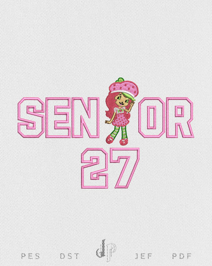 Senior Shortcake Applique 27