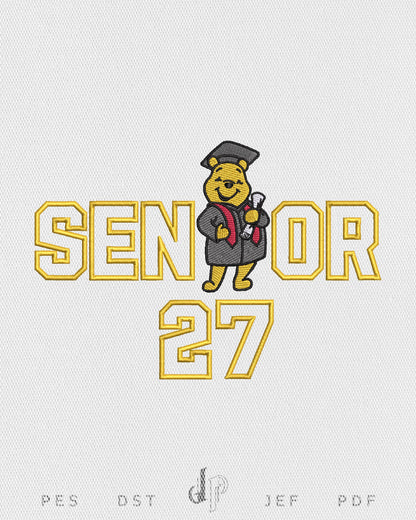 Senior Pooh Applique 27