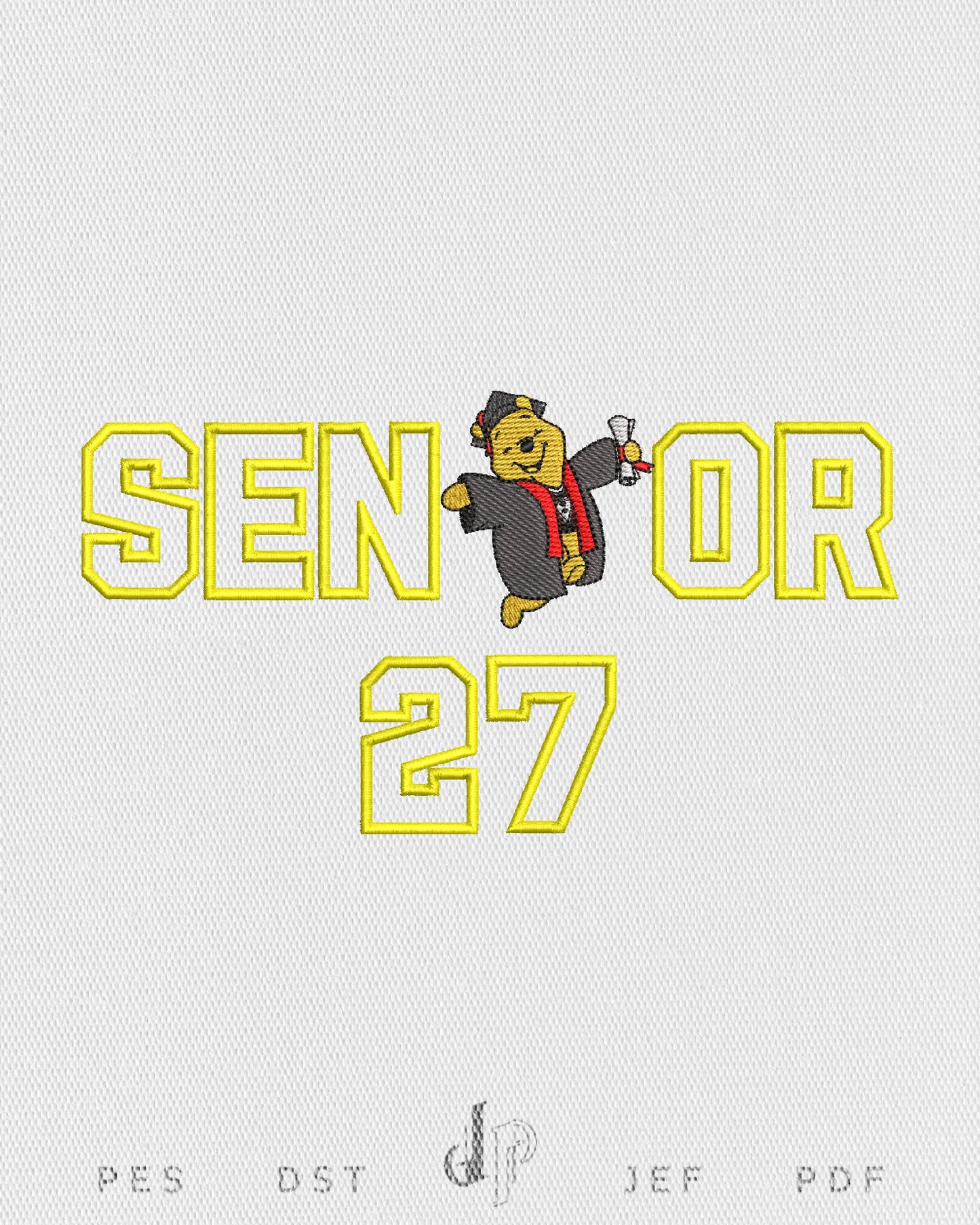 Senior Pooh Applique 27