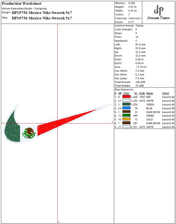 Mexico Nike Swoosh