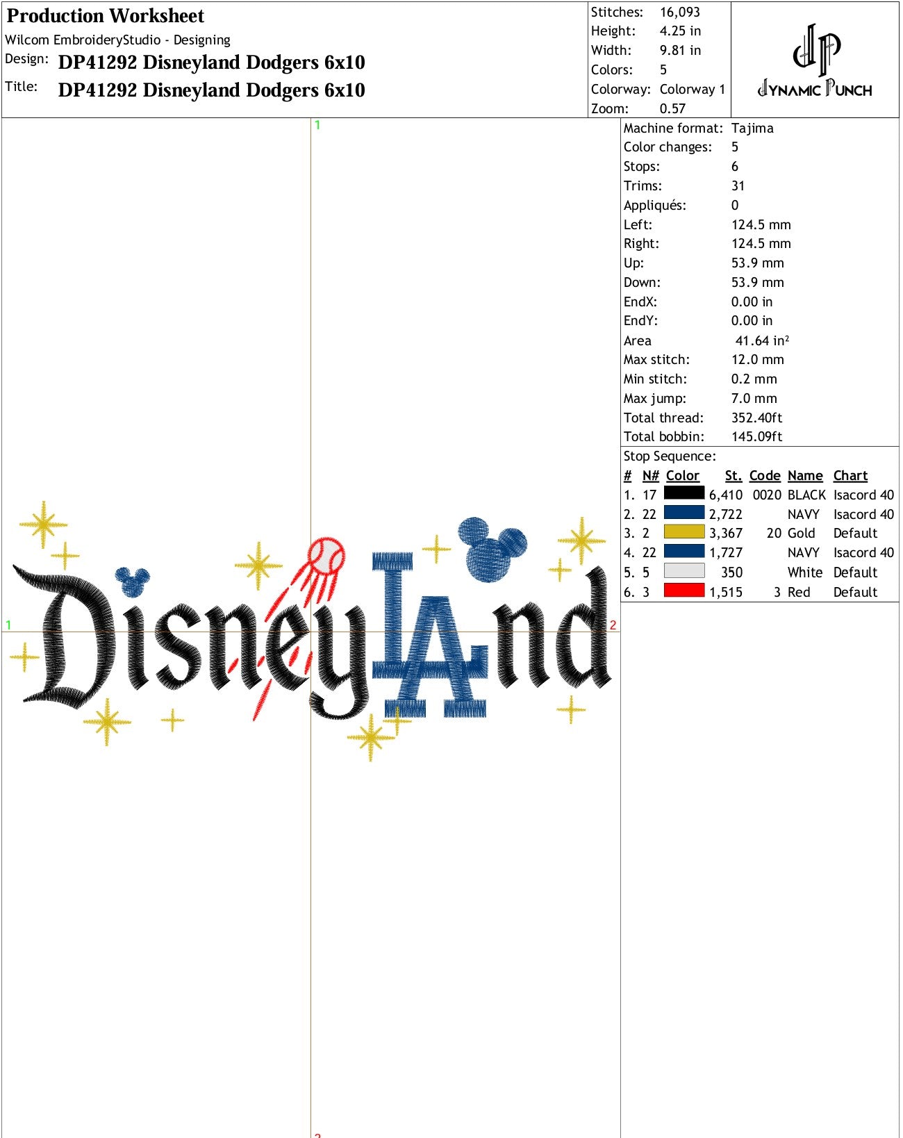 Disneyland Dodgers