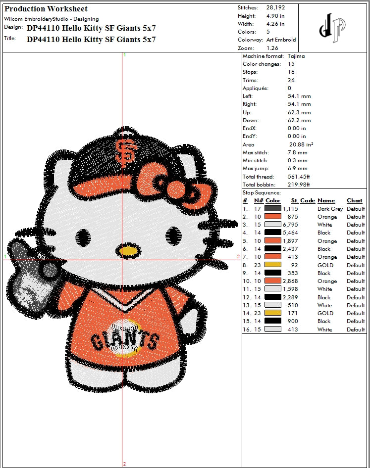 Hello Kitty SF Giants