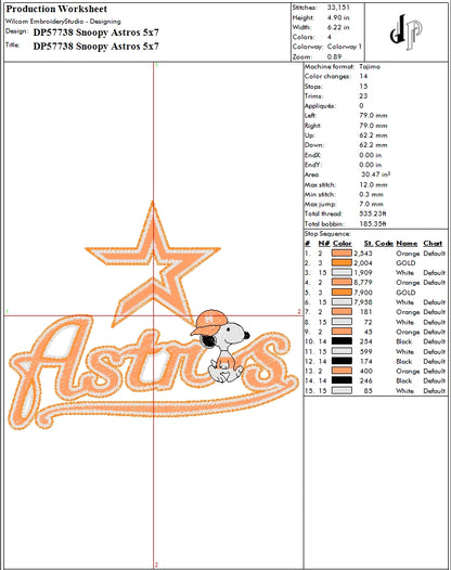 Snoopy Astros