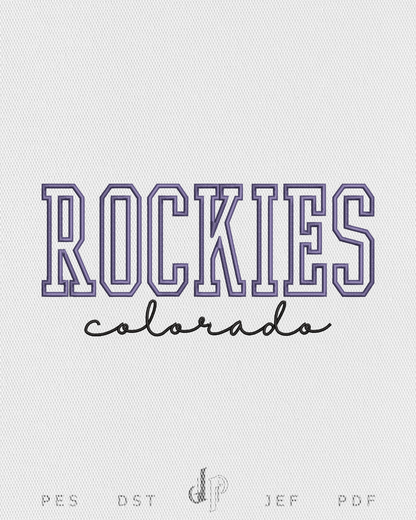 Rockies Applique