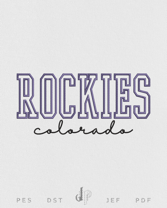 Rockies Applique