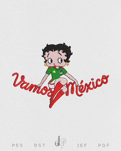 Betty Bop Vamos Mexico