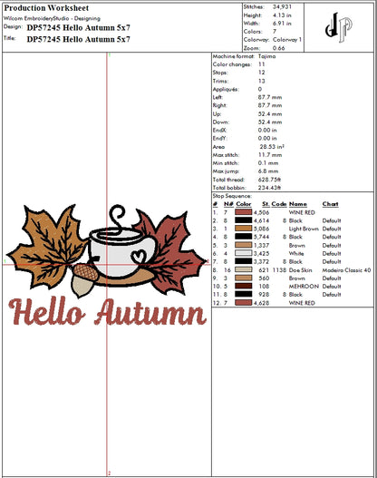 Hello Autumn