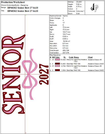 Senior Bow 27