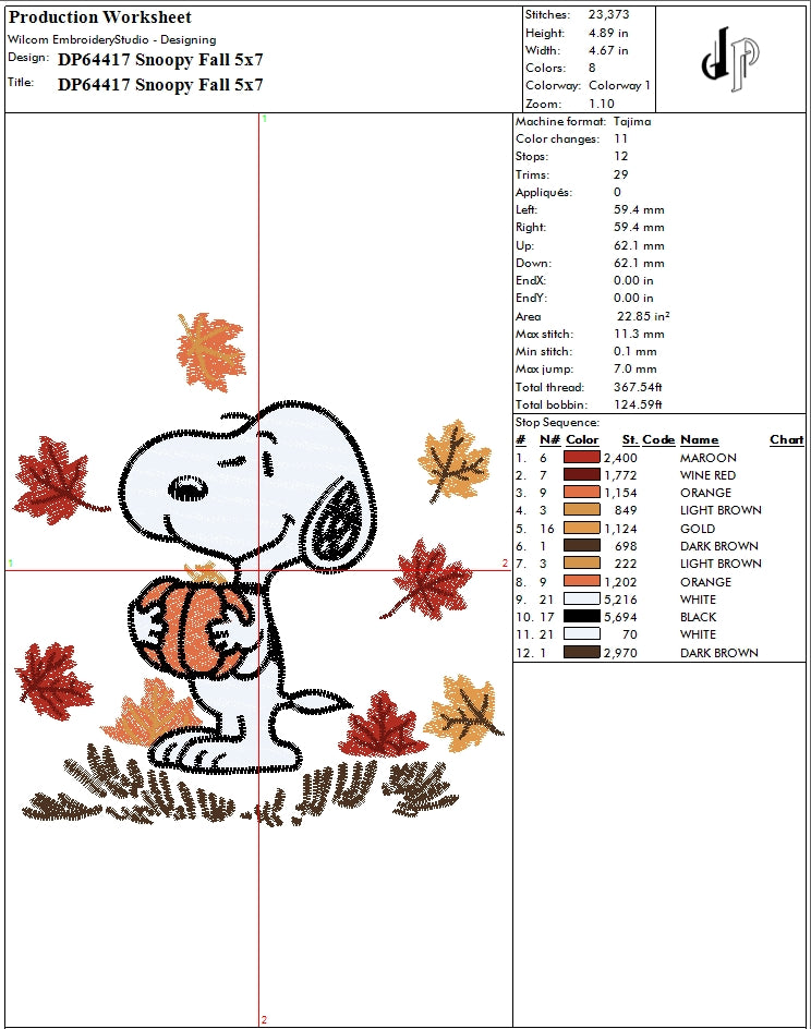 Snoopy Fall