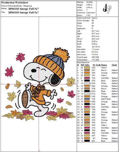 Fall Snoopy