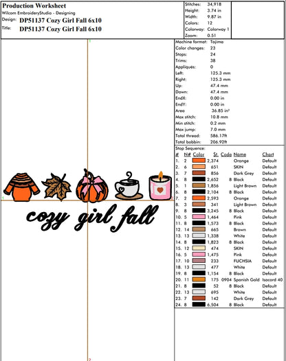 Cozy Girl Fall