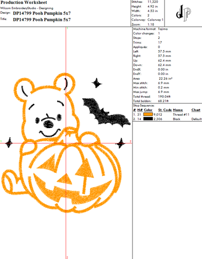 Pooh Pumpkin