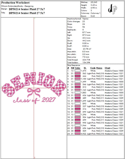 Senior Plaid 27