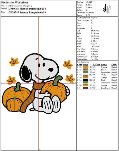 Snoopy Pumpkin
