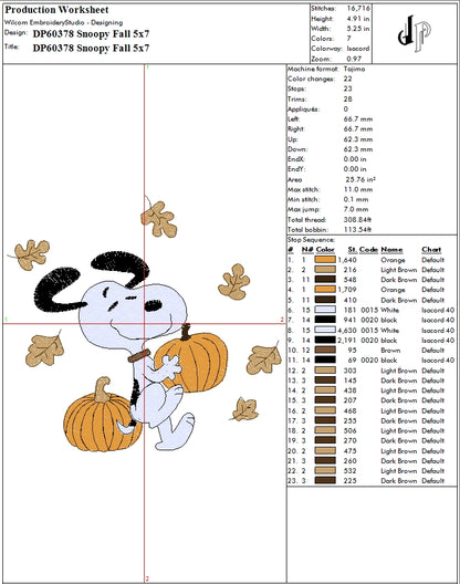 Snoopy Fall