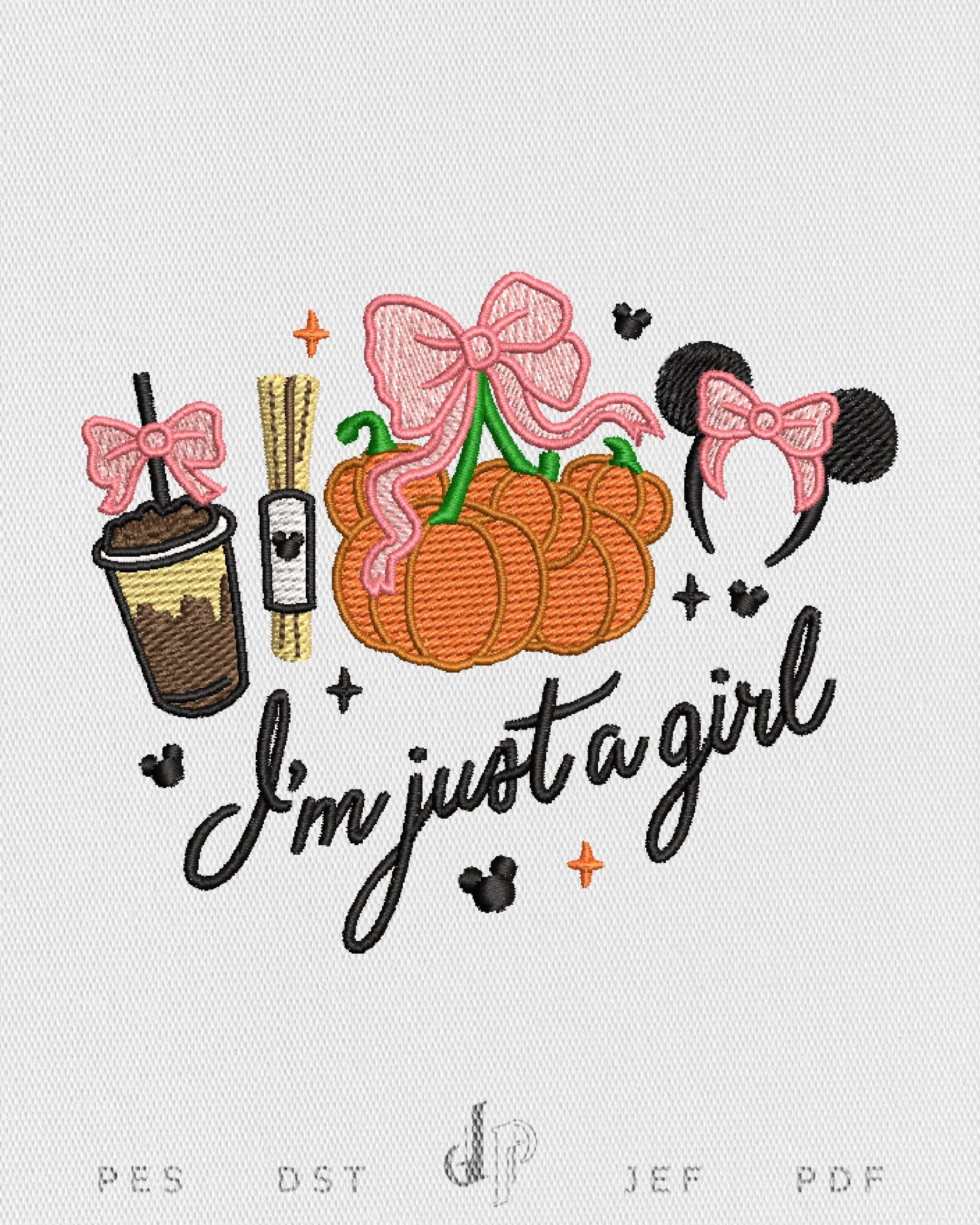 Just A Girl Pumpkin
