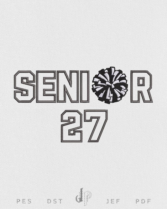 Senior Pom Pom Applique 27