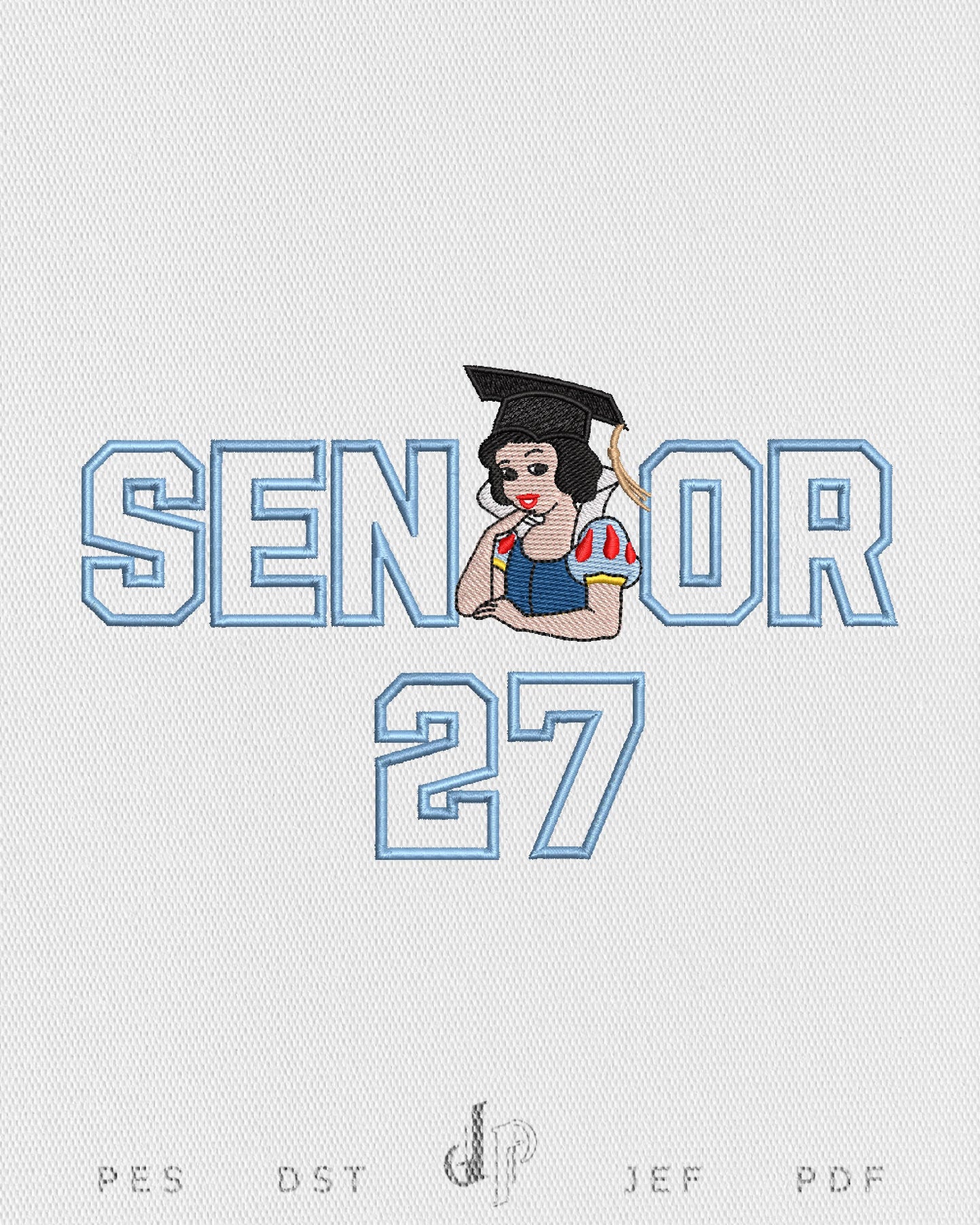 Senior Snow White Applique 27