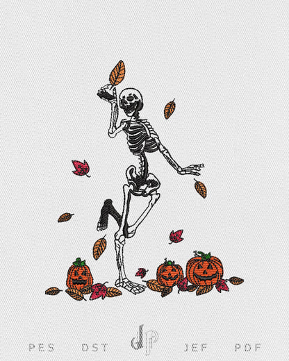 Skeleton Pumpkin